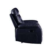 Navy leather-gel match chair (motion) by Acme additional picture 3