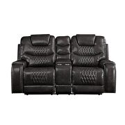 Magnetite pu loveseat (motion) by Acme additional picture 2
