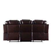 Brown pu sofa (motion) by Acme additional picture 5