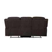 Brown chenille motion sofa by Acme additional picture 5