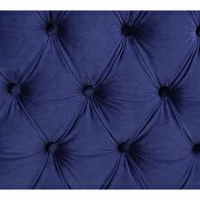 Navy blue velvet sectional sofa by Acme additional picture 7