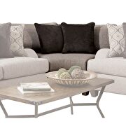 2-tone gray fabric sofa by Acme additional picture 3