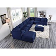 Blue fabric modular 8pcs sectional sofa by Acme additional picture 12
