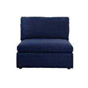 Blue fabric modular 7-piece sectional sofa additional photo 3 of 10