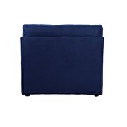 Blue fabric modular 7-piece sectional sofa additional photo 5 of 10