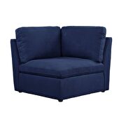 Blue fabric modular 7-piece sectional sofa by Acme additional picture 6