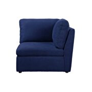 Blue fabric modular 7-piece sectional sofa by Acme additional picture 7