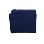 Blue fabric modular 7pcs sectional sofa by Acme additional picture 8