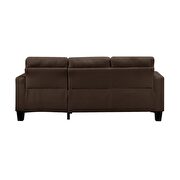 Brown linen reversible sectional sofa by Acme additional picture 5
