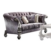 Gray victorian style traditional sofa by Acme additional picture 2