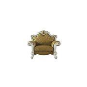 Antique pearl & butterscotch pu chair by Acme additional picture 2