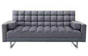 Gray fabric upholstery contemporary style sofa bed by Acme additional picture 6