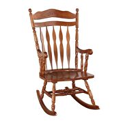 Dark walnut finish rocking chair by Acme additional picture 2