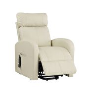 Beige pu power recliner chair by Acme additional picture 6