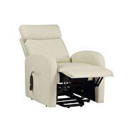 Beige pu power recliner chair by Acme additional picture 7