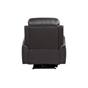 Brown top grain leather match power recliner by Acme additional picture 5