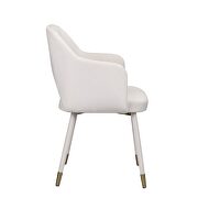 Cream velvet & gold accent chair by Acme additional picture 4