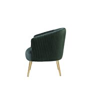 Velvet & gold accent chair by Acme additional picture 4