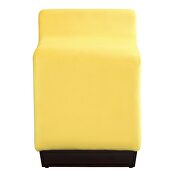 Yellow flannel ottoman by Acme additional picture 3