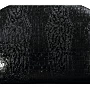 Black faux crocodile pu accent chair by Acme additional picture 6