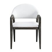 White pu accent chair by Acme additional picture 3
