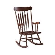 Cappuccino finish wooden frame rocking chair by Acme additional picture 2