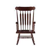 Cappuccino finish wooden frame rocking chair by Acme additional picture 4