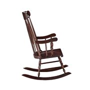 Cappuccino finish wooden frame rocking chair by Acme additional picture 5