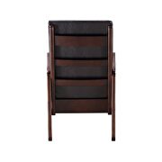 Dark brown pu & espresso finish rocking chair by Acme additional picture 3