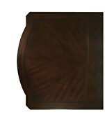 Dark walnut finish traditional style dining table by Acme additional picture 2