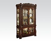Cherry finish curio cabinet by Acme additional picture 2