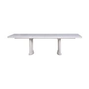 Off white pedestal dining table by Acme additional picture 3