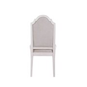 Fabric & off white side chair by Acme additional picture 4