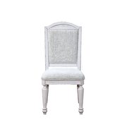 Oak & antique white finish side chair by Acme additional picture 2