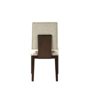 Fabric & walnut finish side chair by Acme additional picture 4
