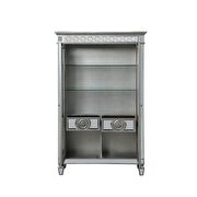 Mirrored & antique platinum curio by Acme additional picture 5