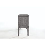 Weathered gray finish family size dining table by Acme additional picture 12