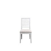White oak & fabric side chair by Acme additional picture 2
