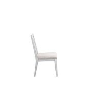 White oak & fabric side chair by Acme additional picture 3