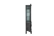 Charcoal finish decorative carvings hutch & buffet w/ touch light by Acme additional picture 5