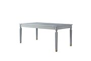 Pearl gray finish perfect modern design dining table by Acme additional picture 4