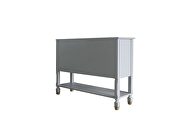 Pearl gray finish perfect modern design server by Acme additional picture 3