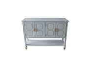 Pearl gray finish perfect modern design server by Acme additional picture 4