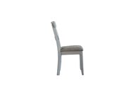 Pearl gray finish perfect modern design dining chair by Acme additional picture 4