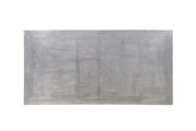 Aluminum & gunmetal dining table by Acme additional picture 5