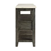 White marble top & gray oak finish dining table by Acme additional picture 11