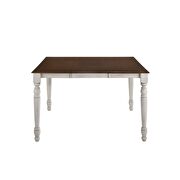 Buttermilk & oak finish counter height table by Acme additional picture 3