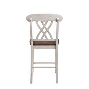 Buttermilk & oak finish counter height chair by Acme additional picture 4