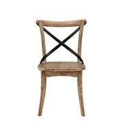 Rustic oak finish side chair by Acme additional picture 3