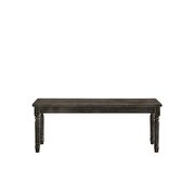Weathered gray finish dining table by Acme additional picture 7